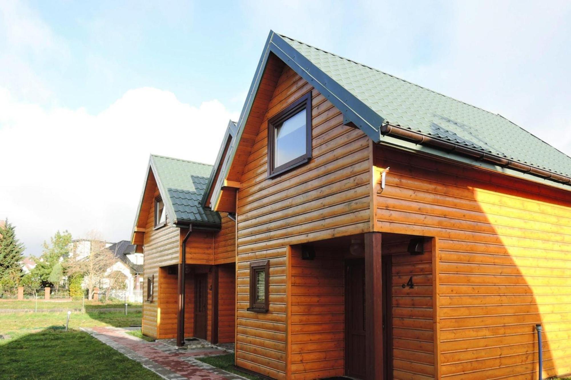 Modern Wood House In Rewal With A Terrace Vila Exterior foto