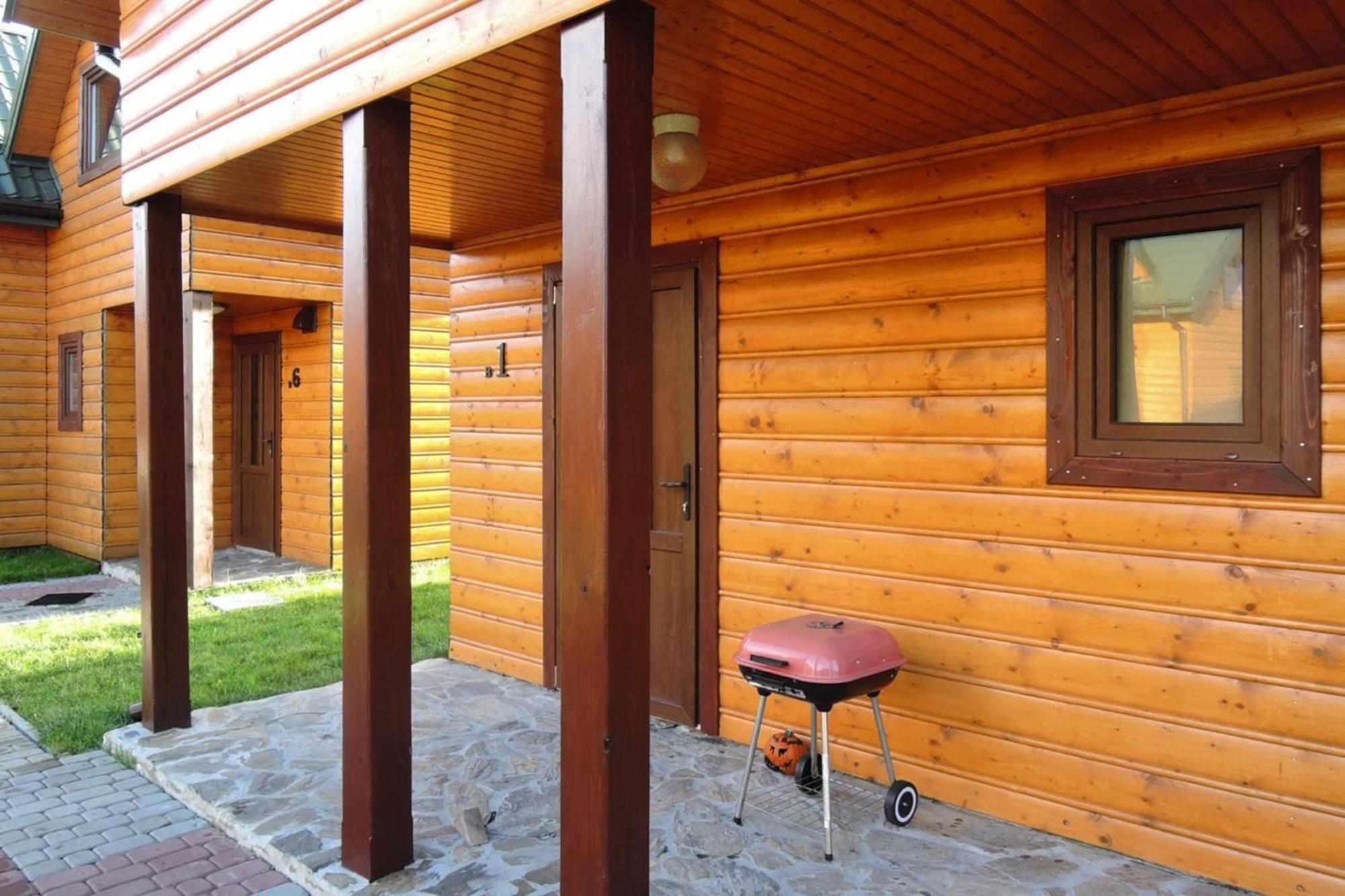 Modern Wood House In Rewal With A Terrace Vila Exterior foto